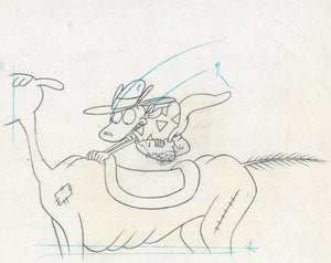 Rocko's Modern Life Original 1990's Production Drawing Animation Horse - The Cricket Gallery