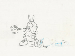 Rocko's Modern Life Original 1990's Production Drawing Animation - The Cricket Gallery