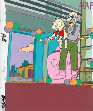 Rugrats Original 1990's Production Cel Animation Art Angelica Pilot - The Cricket Gallery