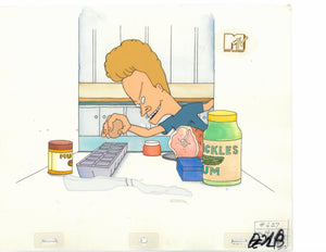 Beavis & Butt-Head 1990's MTV Production Animation Cel Fridge