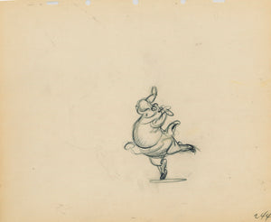 Fantasia "Dance of the Hours" Hyacinth Hippo Animation Drawing Walt Disney, 1941