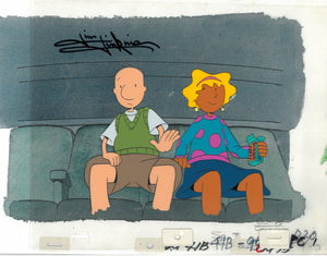 Disney's DOUG, 'Movie Date' SIGNED Animation Cel (Jim Jinkins Private Collection)