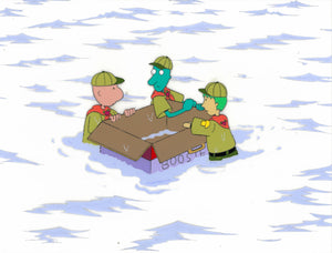 Disney's DOUG, 'Bluff Scouts in Water' SIGNED Animation Cel (Jim Jinkins Private Collection)