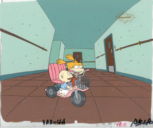 Rugrats Original 1990's Production Cel Animation Art Angelica Tommie