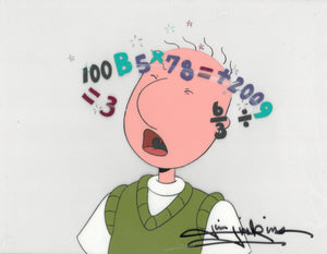 Disney's DOUG, 'Doug Math' SIGNED Animation Cel (Jim Jinkins Private Collection)