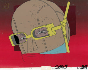 Aeon Flux Original 1990's Production Cel MTV Liquid Television Aeon Glasses