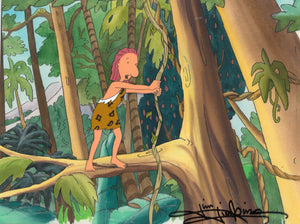 Disney's DOUG, 'Jungle' SIGNED Animation Cel (Jim Jinkins Private Collection)