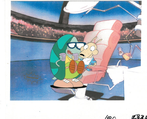 Rocko's Modern Life Original 1990's Nickelodeon Production Cel Dentist Filbert
