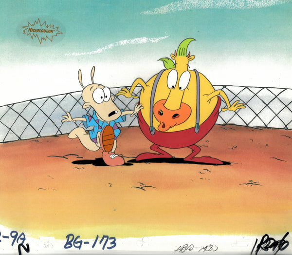Rocko's Modern Life Original 1990's Nickelodeon Production Cel Heffer