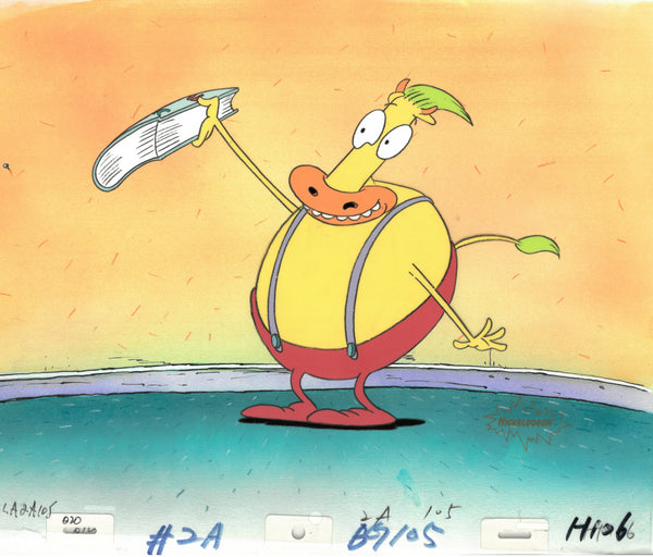 Rocko's Modern Life Original 1990's Nickelodeon Production Cel Heffer