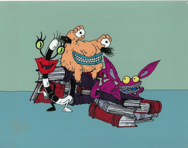 Aaahh!!! Real Monsters Limited Edition Sericel 1990's Animation Art