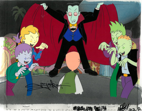 DOUG Funnie, 'Doug's Bloody Buddy ' SIGNED Animation Cel  (Jim Jinkins Private Collection)
