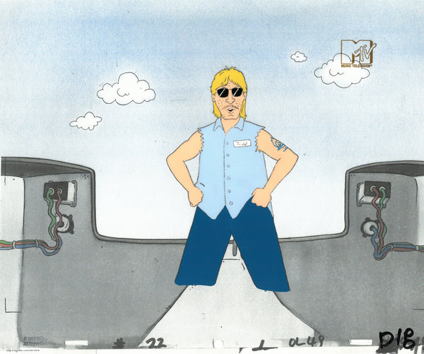 Beavis & Butt-Head 1990's MTV Production Animation Cel Heimlich