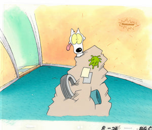 Rocko's Modern Life Original 1990's Nickelodeon Production Cel Pilot Spunky
