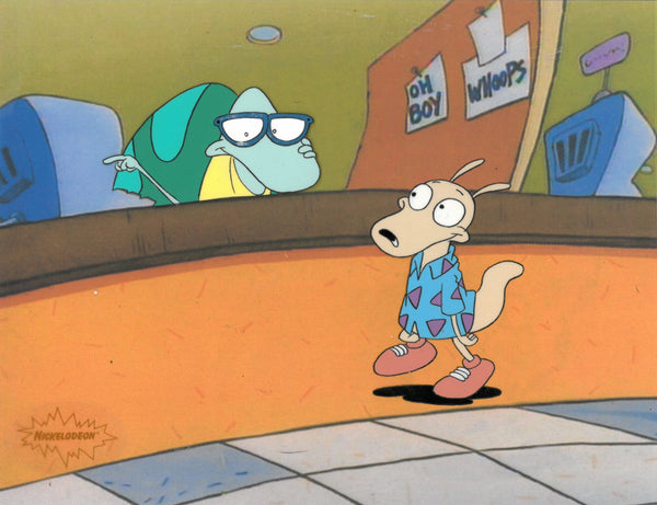 Rocko's Modern Life Original 1990's Nickelodeon Production Cel Oh Boy, Whoops