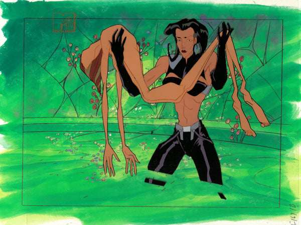 Aeon Flux Original 1990's Production Cel MTV Liquid Television Body