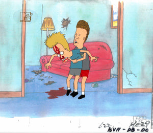 Beavis & Butt-Head 1990's MTV Production Animation Cel Art Heimlich