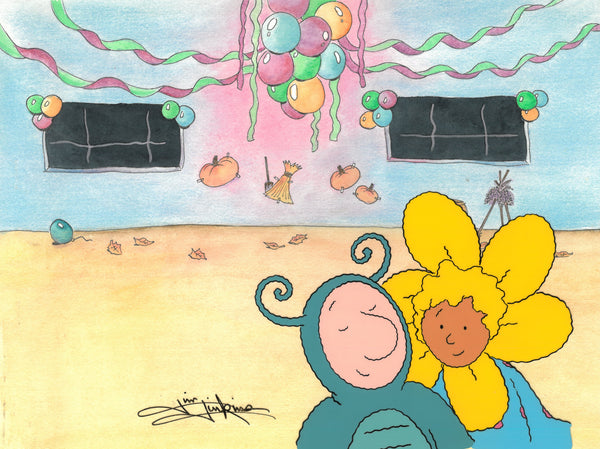 Disney's DOUG Pilot Signed Animation Cel Jim Jinkins Private Collection Doug Can't Dance Patti