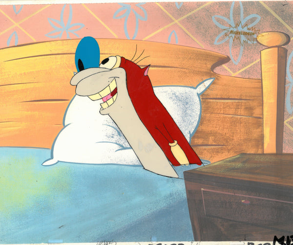 Ren & Stimpy 1990 Production Animation Cel Nickelodeon Episode 2 Nurse Stimpy