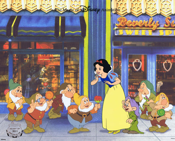Snow White and the Seven Dwarfs The Magic of Disney Animation Limited Edition Cel - The Cricket Gallery