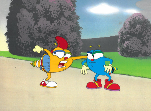 'Izzy's Quest For Olympic Gold' Mascot For Atlanta 1996 Original Hand Painted Animation Production Cel - The Cricket Gallery