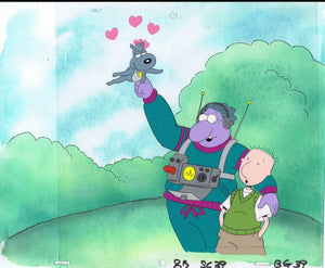 Doug Funnie Original 1990's Production Cel Nickelodeon Animation Art Mr Dink - The Cricket Gallery