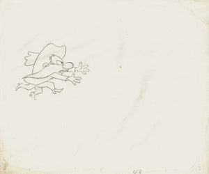 Yosemite Sam Production Production Cel Drawing Animation Art Warner Bros. - The Cricket Gallery