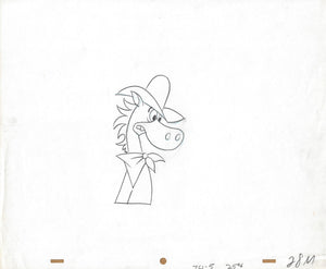 Quick Draw McGraw Original ANIMATION PRODUCTION DRAWING - The Cricket Gallery