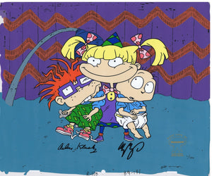RUGRATS Limited Edition Cel 1990s Animation Art Nicktoons Hand Painted Signed Klasky Csupo - The Cricket Gallery
