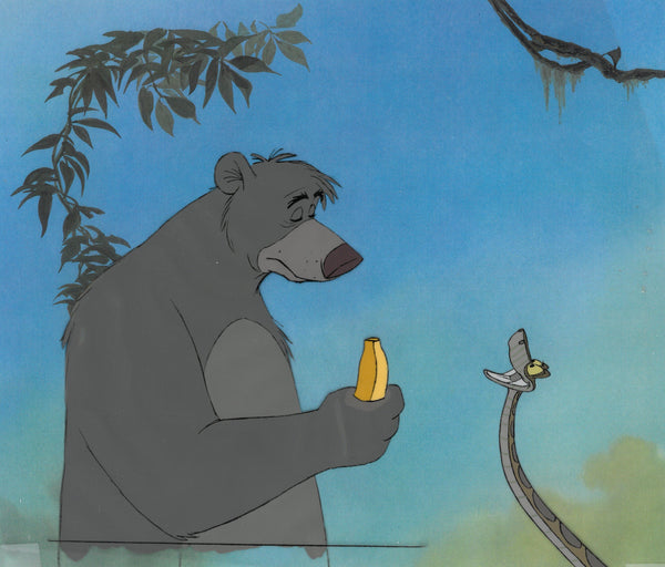 Jungle Book(1967) Baloo and Kaa Production Cel Image Walt Disney - The Cricket Gallery