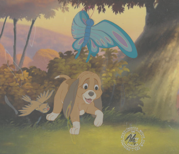 The Fox and the Hound Original Hand Painted Production Cel (Walt Disney, 1981) - The Cricket Gallery