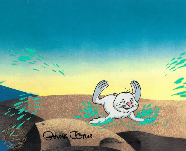 The White Seal Kotick Production Cel (Chuck Jones Productions,1975) Signed - The Cricket Gallery