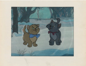 The Aristocats Production Cel (Walt Disney, 1970) Art Corner Berlioz and Toulouse - The Cricket Gallery