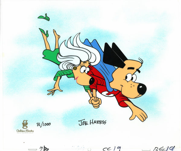 Underdog and Sweet Polly Away We Go Limited Edition Sericel SIGNED Cel - The Cricket Gallery
