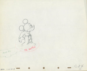 FANTASIA Mickey Mouse Sorcerer Original Production Drawing Walt Disney 1940 - The Cricket Gallery