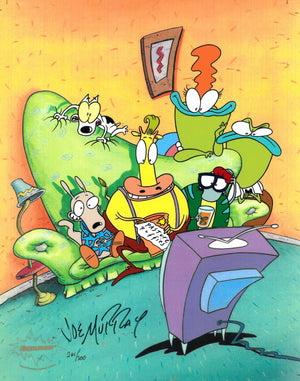 ROCKO'S MODERN LIFE Signed Hand Painted Limited Edition Cel Nickelodeon 1990's - The Cricket Gallery